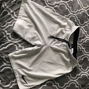 Nike Dri-fit White Shorts